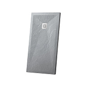 Vincea Душевой поддон из искусственного камня 100x80x2,5h см, цвет: серый матовый VST-4SR8010G