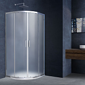 Vincea Alpha Душевой уголок 90x90x190h см, текстурированное стекло 6 мм, цвет: хром VSQ-3AL900MT