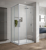 Vincea Slim-U Душевой уголок 100x80x200h см, прозрачное стекло 6 мм, цвет: хром VSS-2SU8010CL