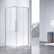 Vincea Slim-N Душевой уголок 100x80x195h см, прозрачное стекло 6 мм, цвет: хром VSS-4SN8010CL