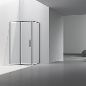 Vincea Slim 8mm Душевой уголок 90x120x195h см, прозрачное стекло 8 мм, цвет: вороненая сталь VSR-4SLP9012CLGM