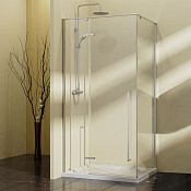 Vincea Slim-N Душевой уголок 100x100x195h см, прозрачное стекло 6 мм, цвет: хром VSR-5SN1010CL