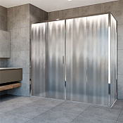 Vincea Garda Душевой уголок 180x80x190h см, текстурированное стекло 6 мм, цвет: хром VSR-1G28018CH