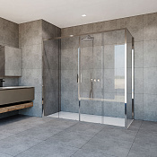 Vincea Garda Душевой уголок 200x80x190h см, прозрачное стекло 6 мм, цвет: хром VSR-1G28020CL