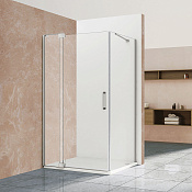 Vincea Extra Душевой уголок 120x80x200h см, прозрачное стекло 8 мм, цвет: хром VSR-1E111280CL