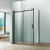 Vincea Como Душевой уголок 120x90x195h см, прозрачное стекло 8 мм, цвет: черный матовый VSR-1C9012CLB