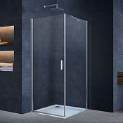 Vincea Alpha Душевой уголок 95x90x195h см, прозрачное стекло 6 мм, цвет: хром VSR-3ALP9095CL