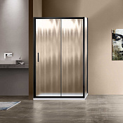 Vincea Garda Душевой уголок 120x90x190h см, текстурированное стекло 6 мм, цвет: хром VSR-1G9012CHB