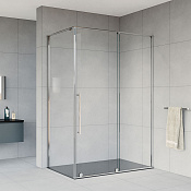 Vincea Arno Душевой уголок 150x100x200h см, прозрачное стекло 8 мм, цвет: хром VSR-1A1015CL