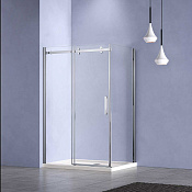 Vincea Como-N Душевой уголок 140x80x200h см, прозрачное стекло 8 мм, цвет: хром VSR-4CN8014CL