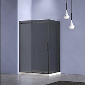 Vincea Como-N Душевой уголок 130x90x200h см, тонированное стекло 8 мм, цвет: черный матовый VSR-4CN9013CGB