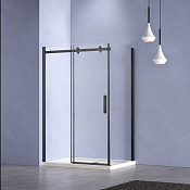 Vincea Como-N Душевой уголок 130x90x200h см, прозрачное стекло 8 мм, цвет: черный матовый VSR-4CN9013CLB