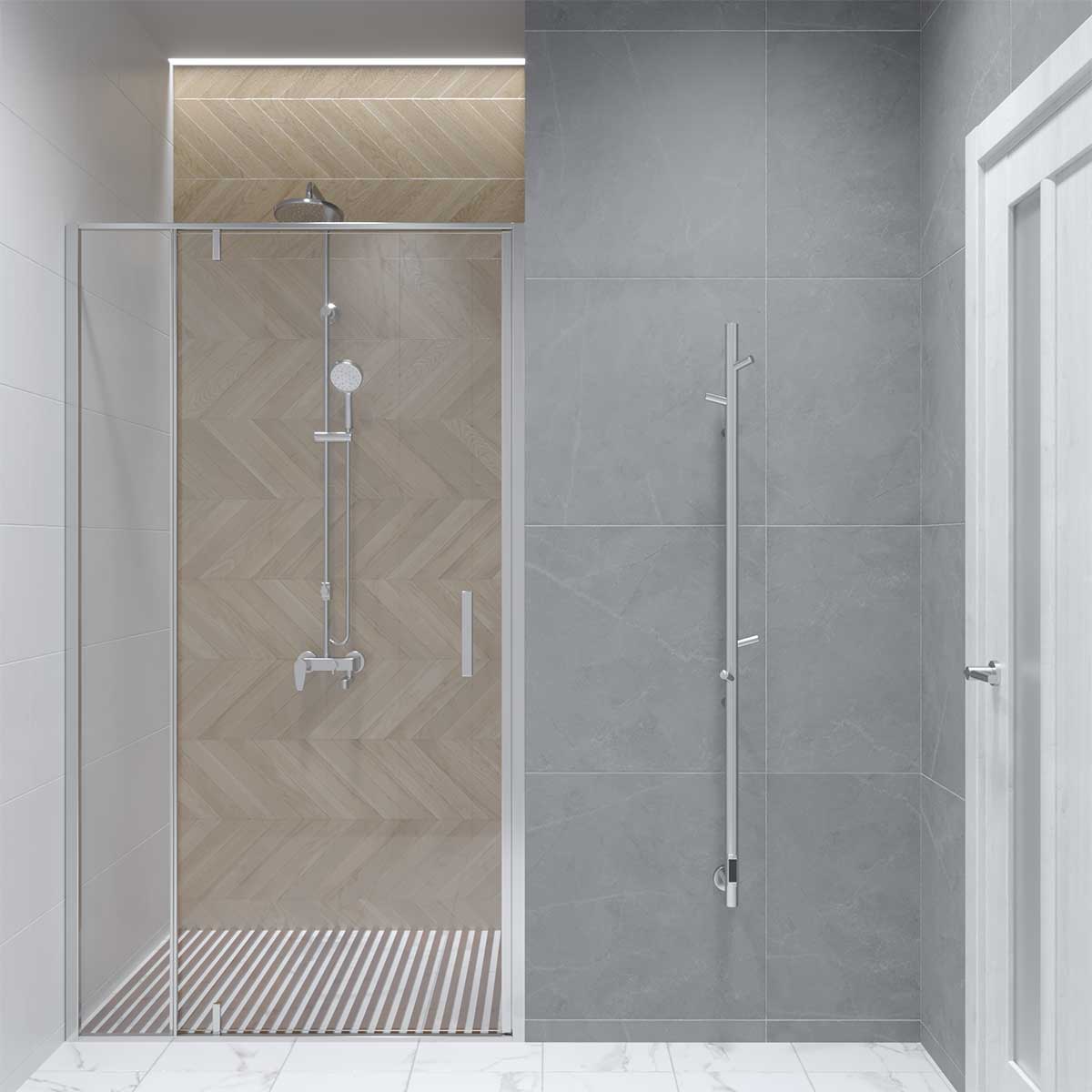 Vincea Полотенцесушитель электрический 12,7x137h см, с таймером, цвет: хром VTD-1DCE