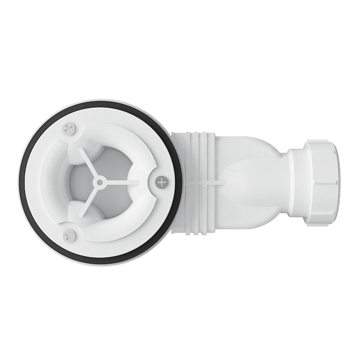 Vincea Сифон для поддона с гидрозатвором, цвет: белый Vsph-D132