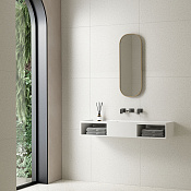 Vincea Раковина подвесная 120x40x20h см, без перелива, цвет: белый матовый VWB-6S212MW