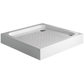 Vincea Душевой поддон из акрила 90x90x13,5h см, цвет: белый глянцевый VST-2AS-9090