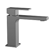 Vincea Cube Смеситель для раковины, излив 12,2 см, без донного клапана, цвет: вороненая сталь VBF-1C01GM