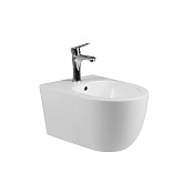 Vincea Evo Биде подвесное 37x49 см, с переливом, с 1 отверстием, цвет: белый глянцевый VB1-34S