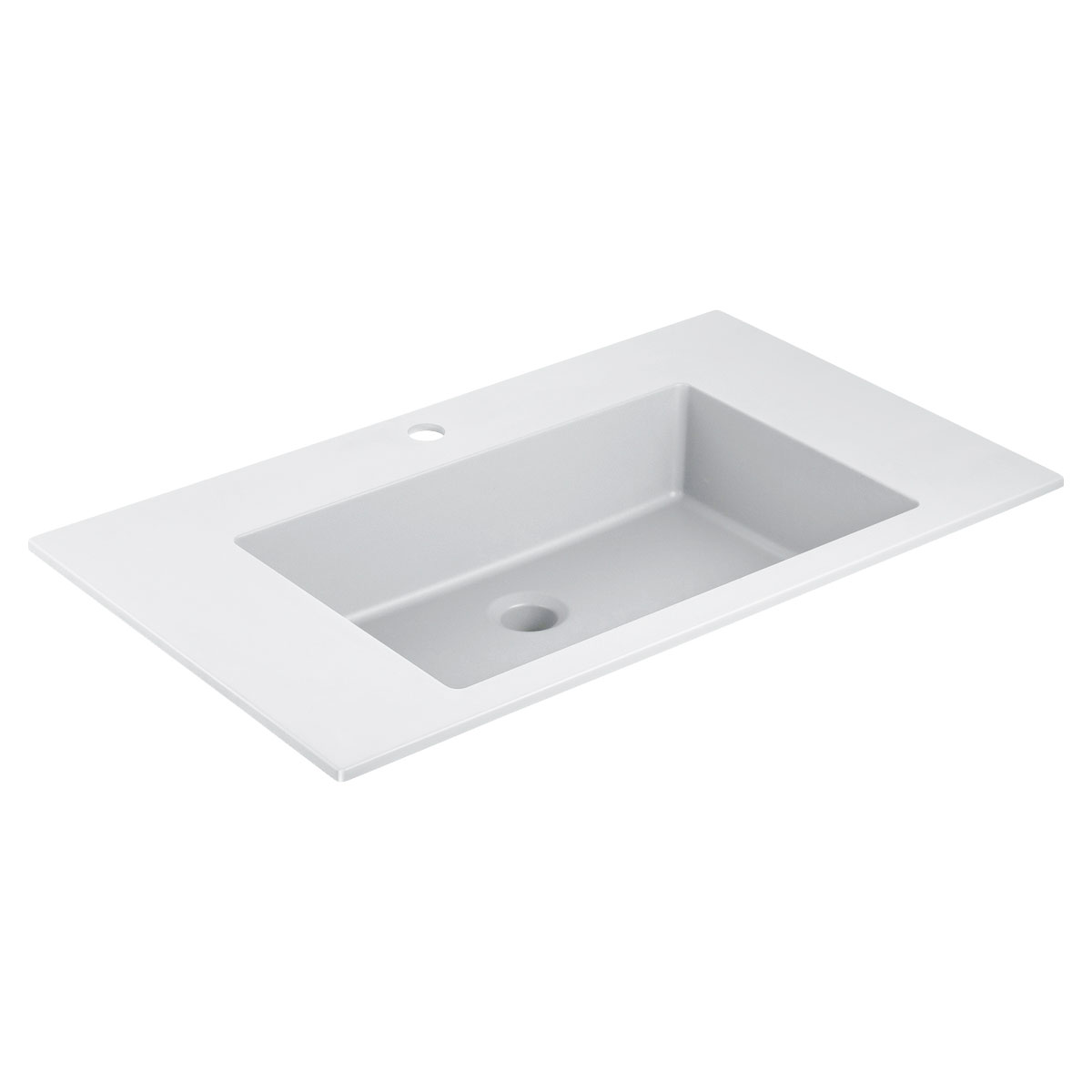 Vincea Раковина накладная 80x48 см, без перелива, цвет: белый VCB-13800W