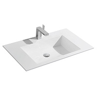 Vincea Раковина накладная 80x48 см, без перелива, цвет: белый VCB-13800W