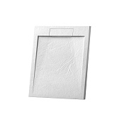 Vincea Душевой поддон из искусственного камня 90x90x2,5h см, цвет: белый матовый VST-4SRL9090W