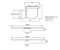 Vincea Сифон для поддона с гидрозатвором, цвет: белый Vsph-D611