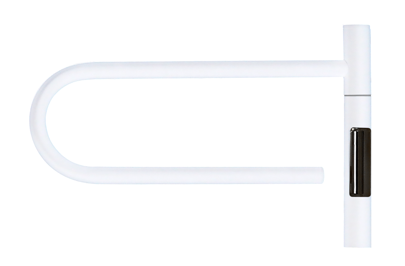 Vincea Полотенцесушитель электрический 38,5x25,3h см, с таймером, цвет: белый матовый VTD-1P1WE