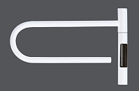 Vincea Полотенцесушитель электрический 38,5x25,3h см, с таймером, цвет: белый матовый VTD-1P1WE