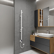 Vincea Полотенцесушитель электрический 12,7x137h см, с таймером, цвет: белый матовый VTD-1DWE