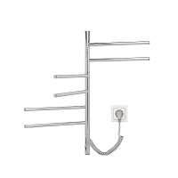 Vincea Полотенцесушитель электрический 43x79,7h см, с таймером, цвет: хром VTD-1S2CE