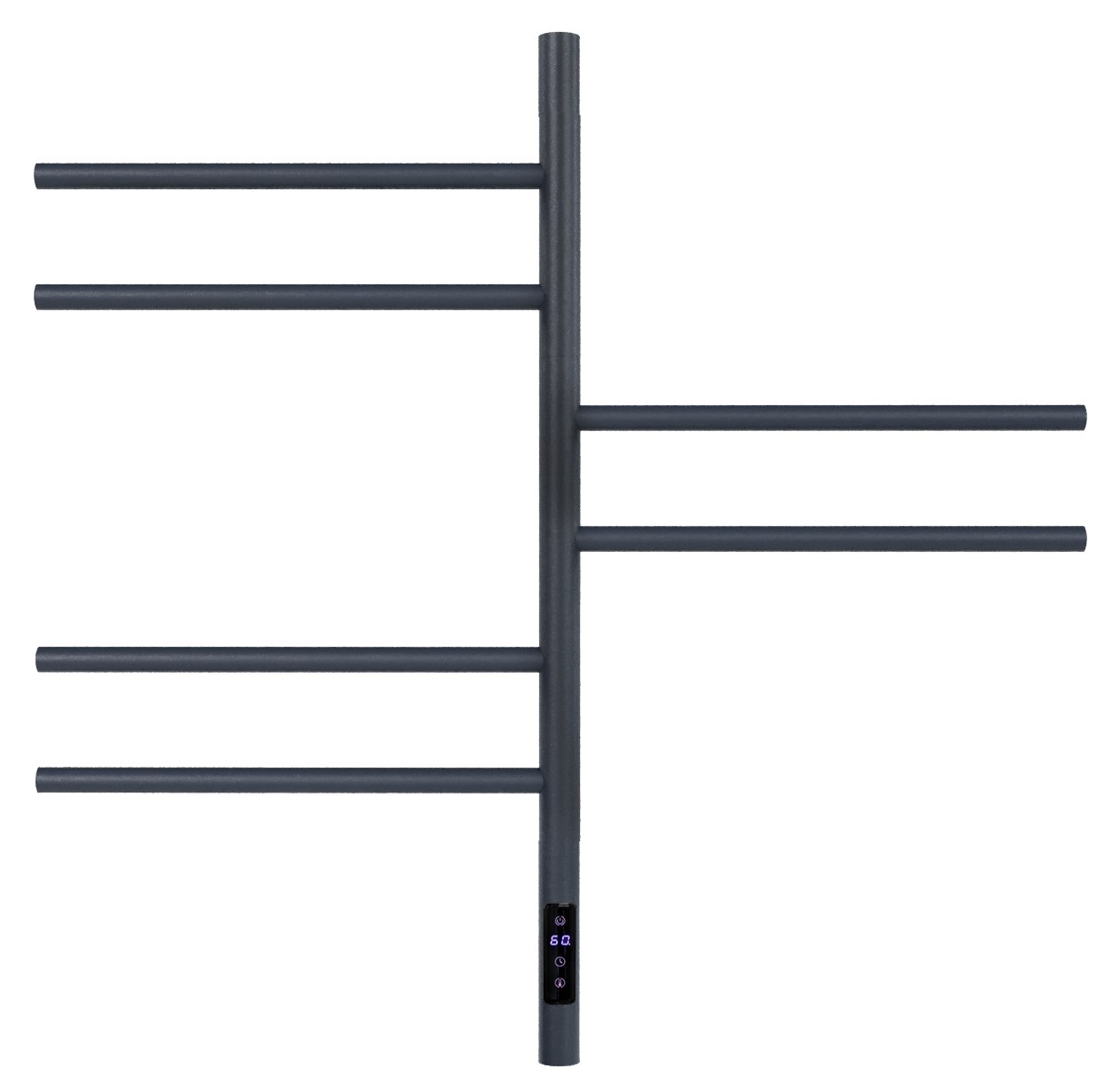 Vincea Полотенцесушитель электрический 43x79,7h см, с таймером, цвет: графит VTD-1S2CGE