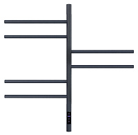 Vincea Полотенцесушитель электрический 43x79,7h см, с таймером, цвет: графит VTD-1S2CGE