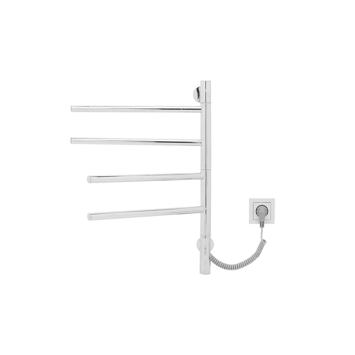 Vincea Полотенцесушитель электрический 43x59,7h см, с таймером, цвет: хром VTD-1S1CE