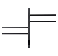 Vincea Полотенцесушитель электрический 43x59,7h см, с таймером, цвет: черный матовый VTD-1S1CBE