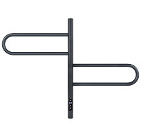 Vincea Полотенцесушитель электрический 42,6x59h см, с таймером, цвет: графит VTD-1R1CGE