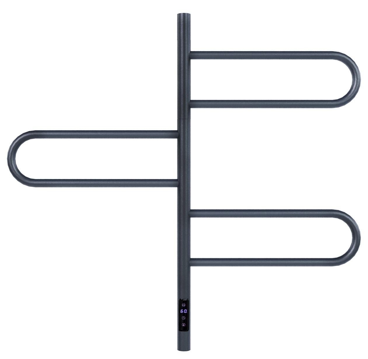 Vincea Полотенцесушитель электрический 41,8x79,2h см, с таймером, цвет: графит VTD-1R2CGE