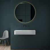 Vincea Раковина подвесная 80x40x15h см, без перелива, цвет: белый матовый VWB-6S480MW