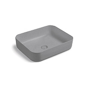 Vincea Раковина чаша 50x39x13h см, без перелива, цвет: матовый серый VBS-105MG