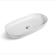 Vincea Раковина чаша 80x40x13,5h см, без перелива, цвет: белый глянцевый VBS-114