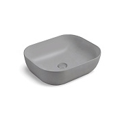 Vincea Раковина чаша 50x40x14h см, без перелива, цвет: матовый серый VBS-101MG