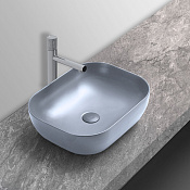 Vincea Раковина чаша 50x40x14h см, без перелива, цвет: океан матовый VBS-101MO