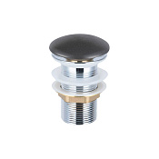 Vincea Донный клапан без перелива click-clack, с керамической крышкой, цвет: серый матовый DBS0-216MG