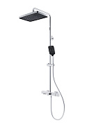 Vincea Core Душевая стойка: смеситель, ручной душ, верхний душ, шланг 150 см, цвет: хром VSFS-4CO1CH