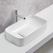 Vincea Раковина чаша 70,5x38x15h см, без перелива, цвет: белый глянцевый VBS-50470