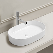 Vincea Раковина чаша 60x38x12,2h см, без перелива, цвет: белый глянцевый VBS-50760