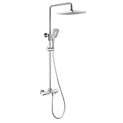 Vincea Next Душевая стойка: термостат, ручной душ, верхний душ, шланг 150 см, цвет: хром VSFS-1N1TCH