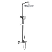 Vincea Desire Душевая стойка: термостат, ручной душ, верхний душ, шланг 150 см, цвет: хром VSFS-1D0TCH