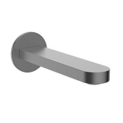 Vincea Излив настенный для ванны 13,3 см, цвет: вороненая сталь VSWS-11GM