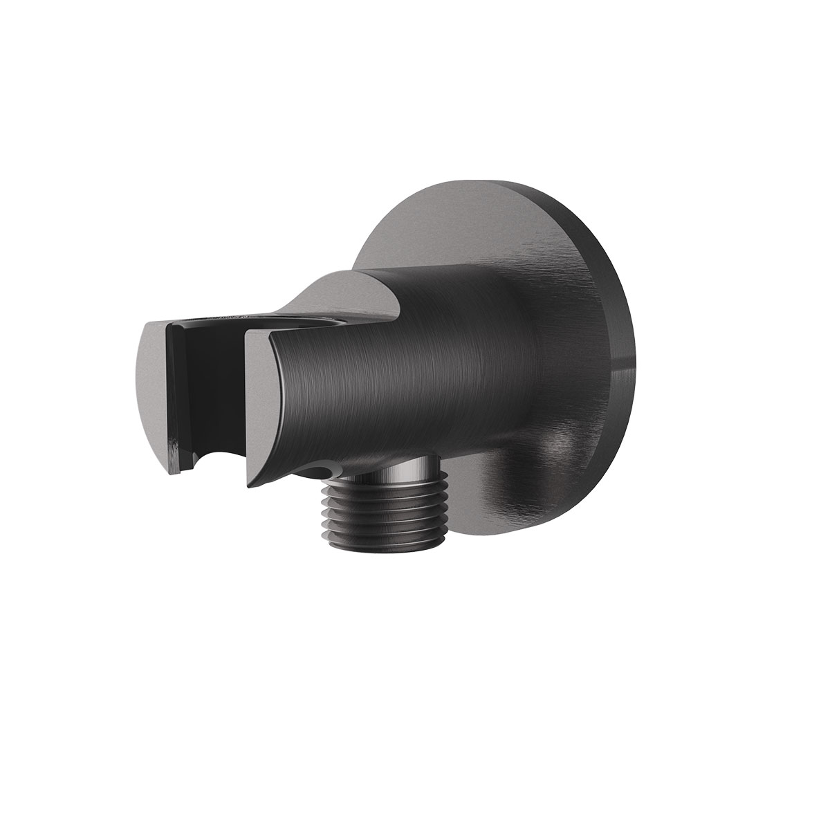 Vincea Шланговое подключение с держателем, цвет: вороненая сталь VSC-31GM