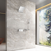 Vincea Futura Душевой комплект встраиваемый: термостат, излив, верхний и ручной душ, цвет: хром VSFW-2F11TCH